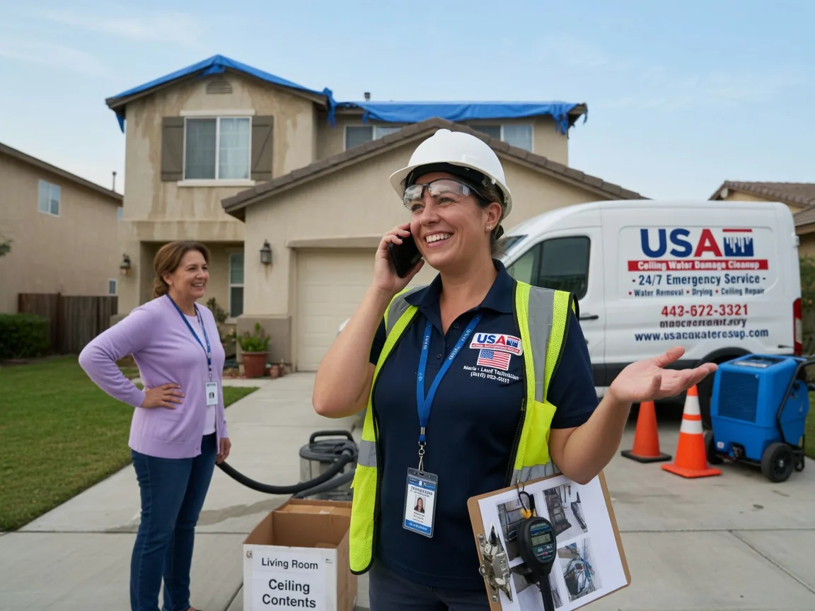 Ceiling Water Damage Restoration Rhome, TX FAQs
